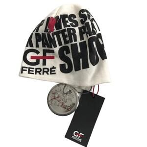 GF Ferré Streetwear Ferre HIP HOP Beanie Hat kids unisex Cap Made in Italy